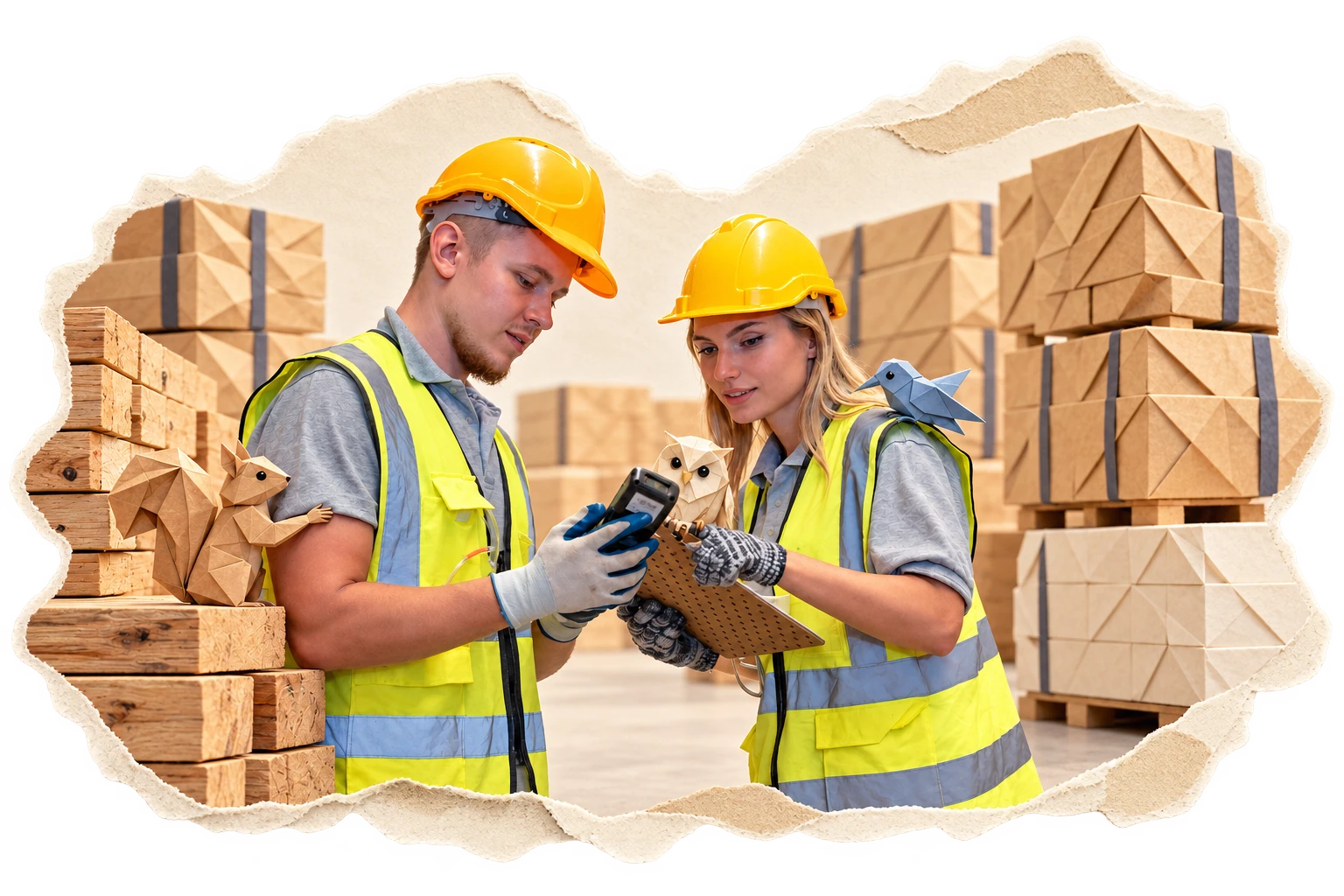 Field Service workplace illustration